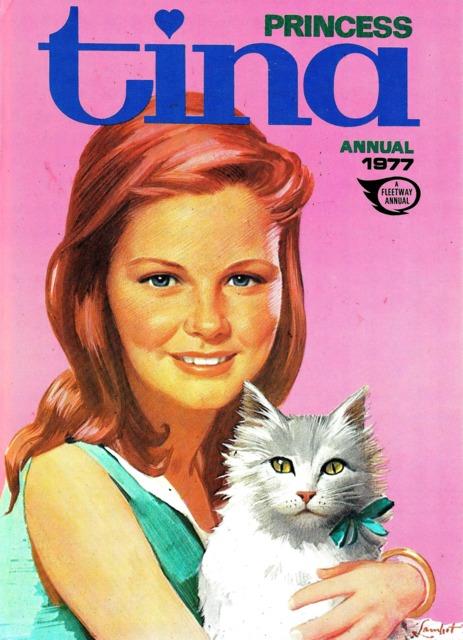 Princess Tina Annual 1977 comic cover