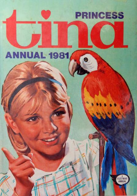 Princess Tina Annual 1981 comic cover