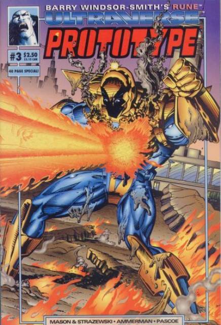 Ultraverse Prototype #3 comic cover