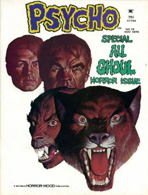 Psycho (Skywald) #15 comic cover