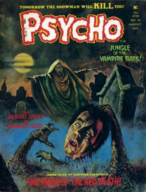 Psycho (Skywald) #20 comic cover