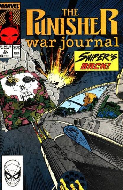 Punisher War Journal #10 comic cover