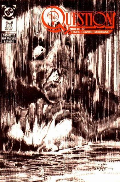 Question vol 1 #21 comic cover