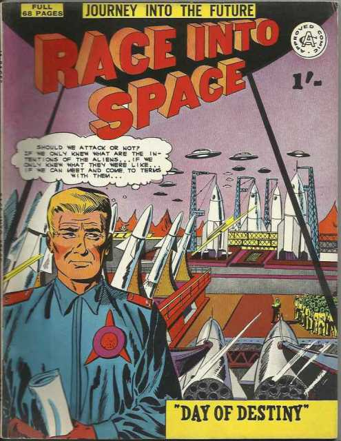Race Into Space #1 comic cover