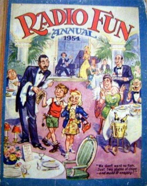 Radio Fun Annual 1954 comic cover