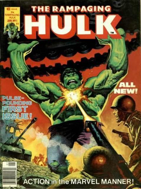 Rampaging Hulk #1 comic cover