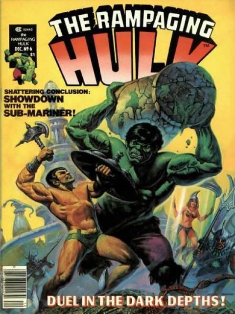 Rampaging Hulk #6 comic cover