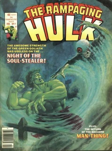 Rampaging Hulk #7 comic cover