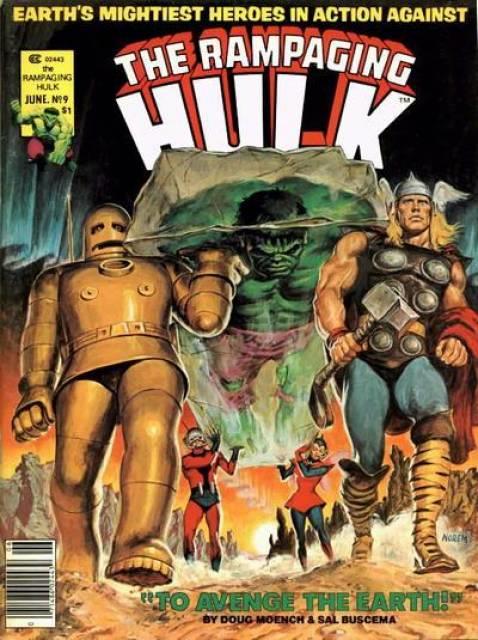 Rampaging Hulk #9 comic cover