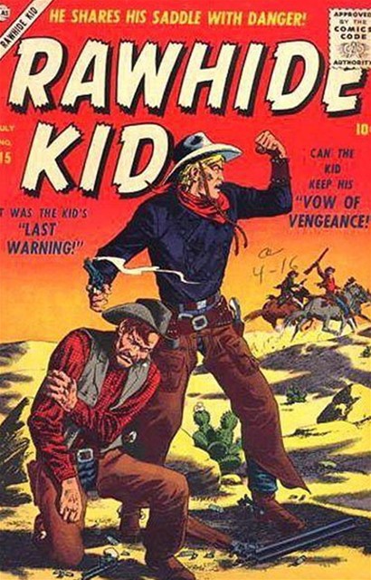 Rawhide Kid #15 comic cover