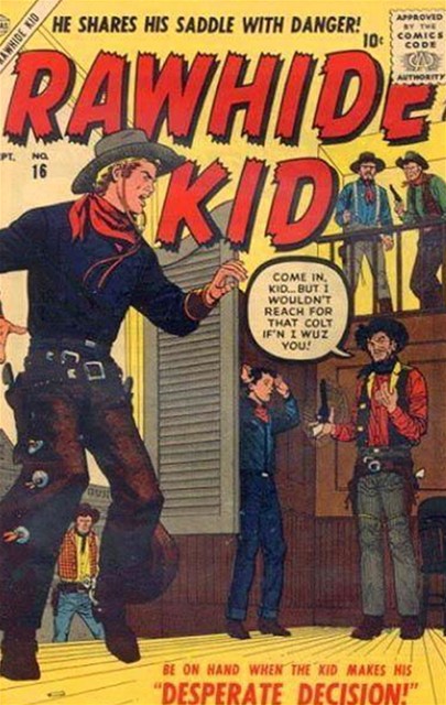Rawhide Kid #16 comic cover
