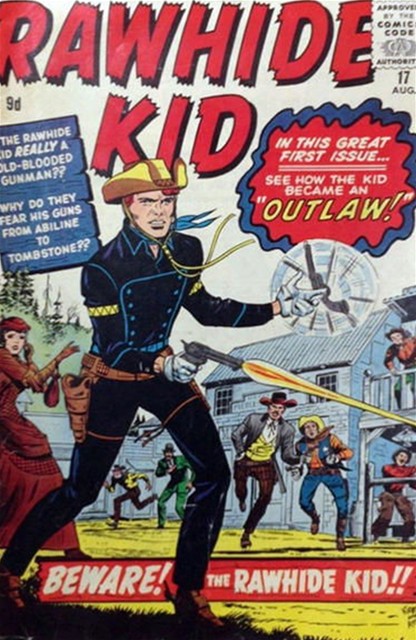 Rawhide Kid #17 (UK Edition variant) comic cover