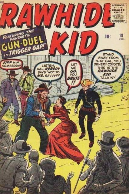 Rawhide Kid #19 comic cover