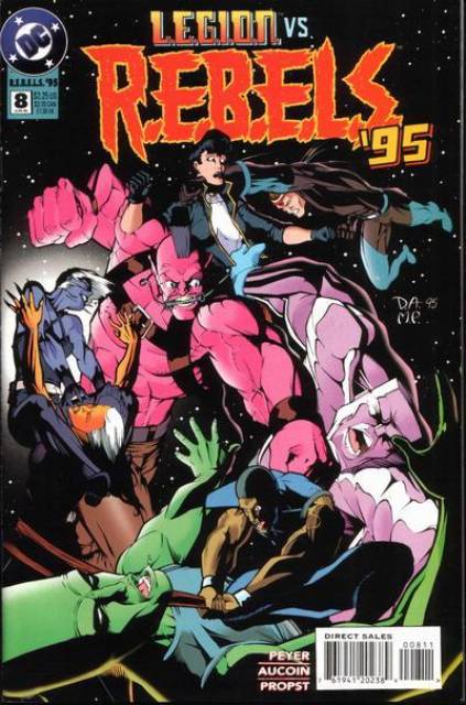 REBELS 95 Vol 1 #8 comic cover