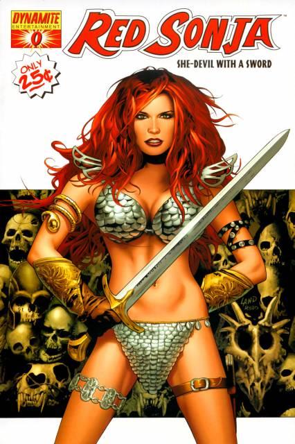 Red Sonja #0 comic cover