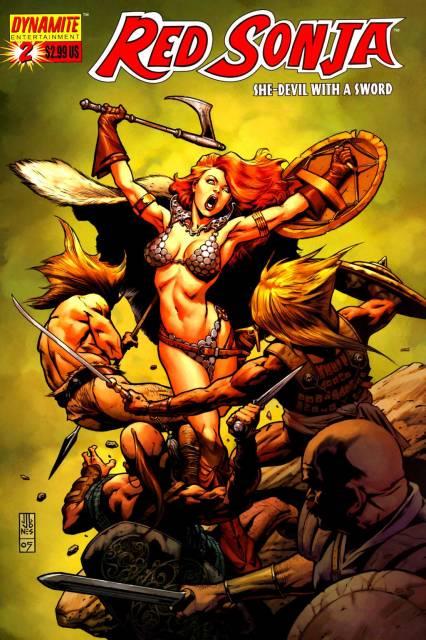Red Sonja #2 comic cover
