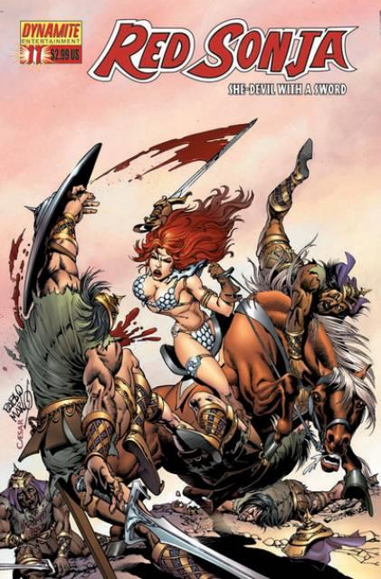 Red Sonja #11 comic cover