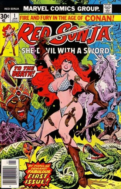 Red Sonja #1 comic cover