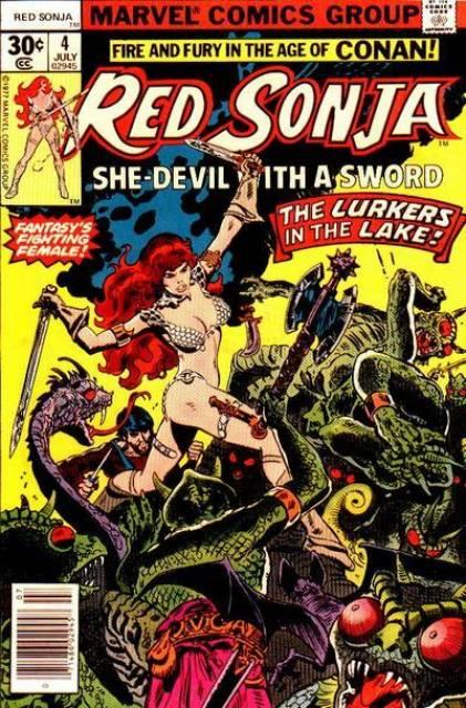 Red Sonja #4 comic cover