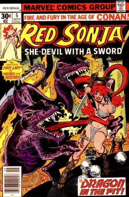Red Sonja #5 comic cover
