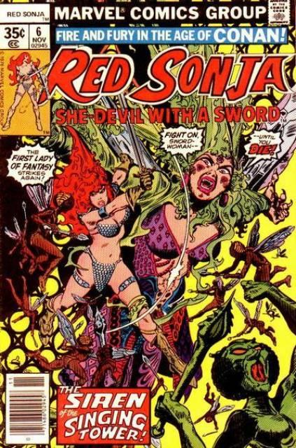 Red Sonja #6 comic cover