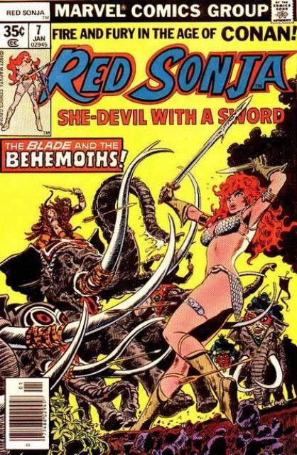 Red Sonja #7 comic cover