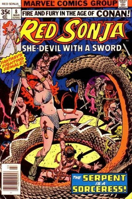 Red Sonja #8 comic cover