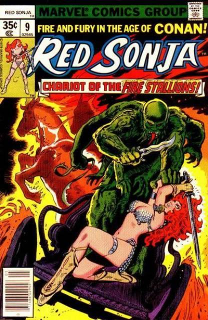 Red Sonja #9 comic cover