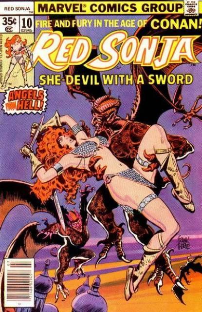 Red Sonja #10 comic cover