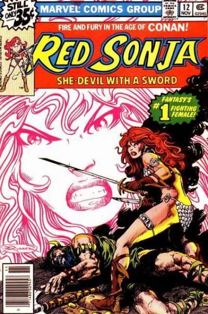 Red Sonja #12 comic cover