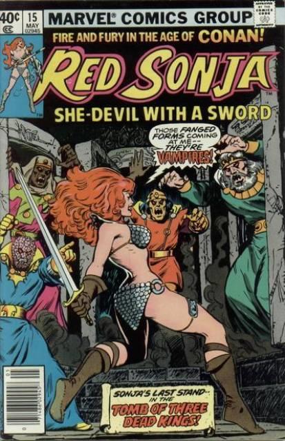 Red Sonja #15 comic cover