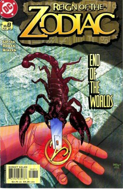 Reign of the Zodiac #8 comic cover