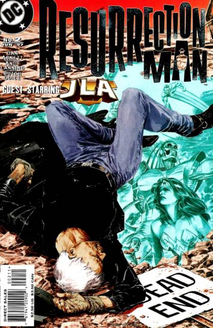 Resurrection Man #2 comic cover
