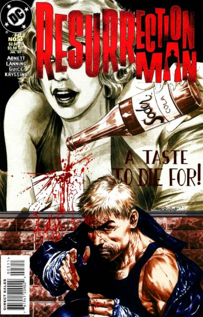 Resurrection Man #3 comic cover