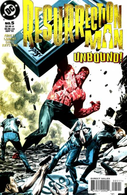 Resurrection Man #5 comic cover
