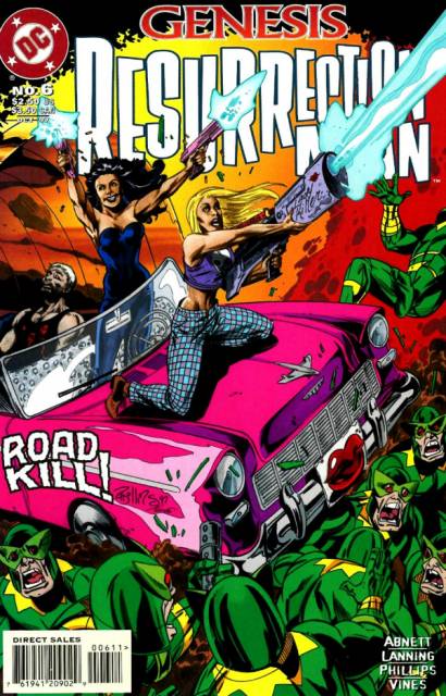 Resurrection Man #6 comic cover