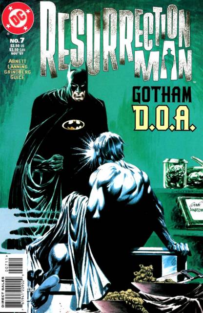 Resurrection Man #7 comic cover