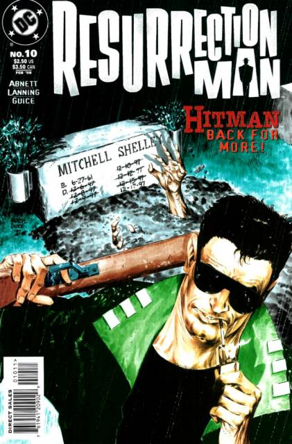 Resurrection Man #10 comic cover