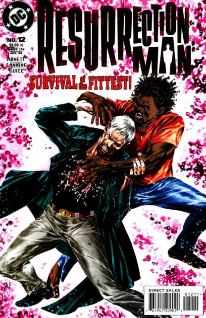Resurrection Man #12 comic cover