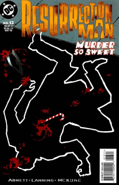 Resurrection Man #13 comic cover