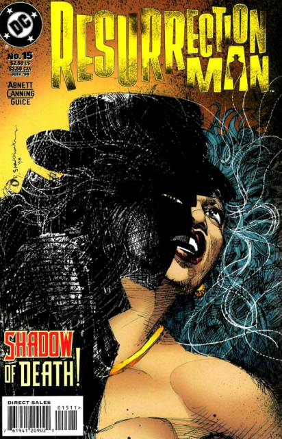 Resurrection Man #15 comic cover