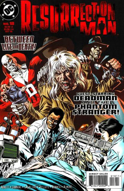 Resurrection Man #18 comic cover