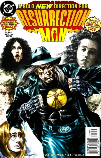 Resurrection Man #19 comic cover