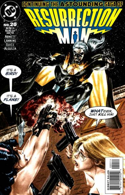 Resurrection Man #20 comic cover