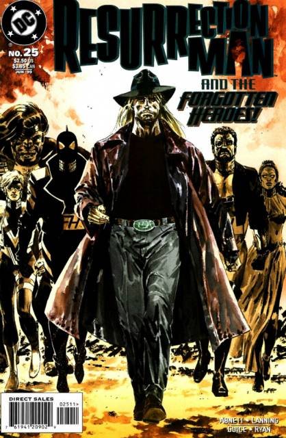Resurrection Man #25 comic cover