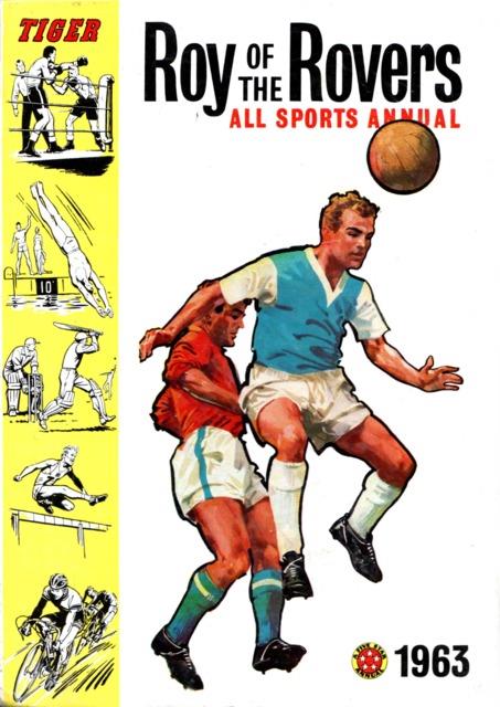 Roy of the Rovers Annual 1963 comic cover