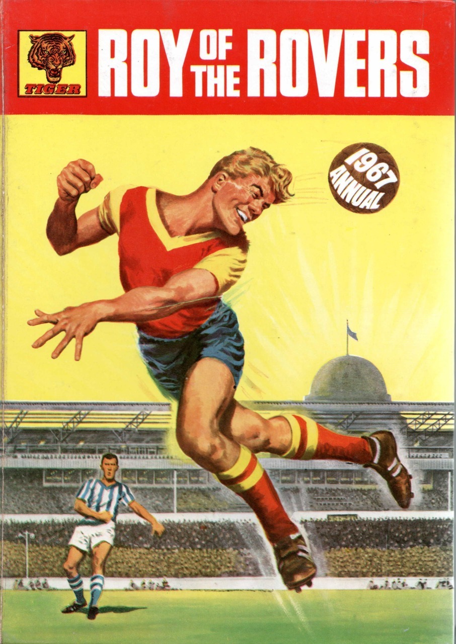 Roy of the Rovers Annual 1967 comic cover