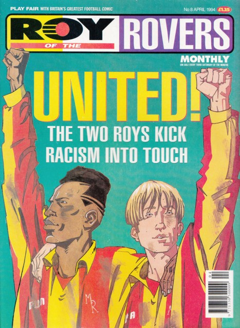 Roy of the Rovers Monthly #8 comic cover