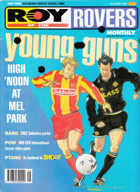 Roy of the Rovers Monthly #9 comic cover
