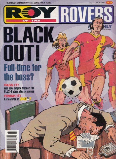 Roy of the Rovers Monthly #11 comic cover